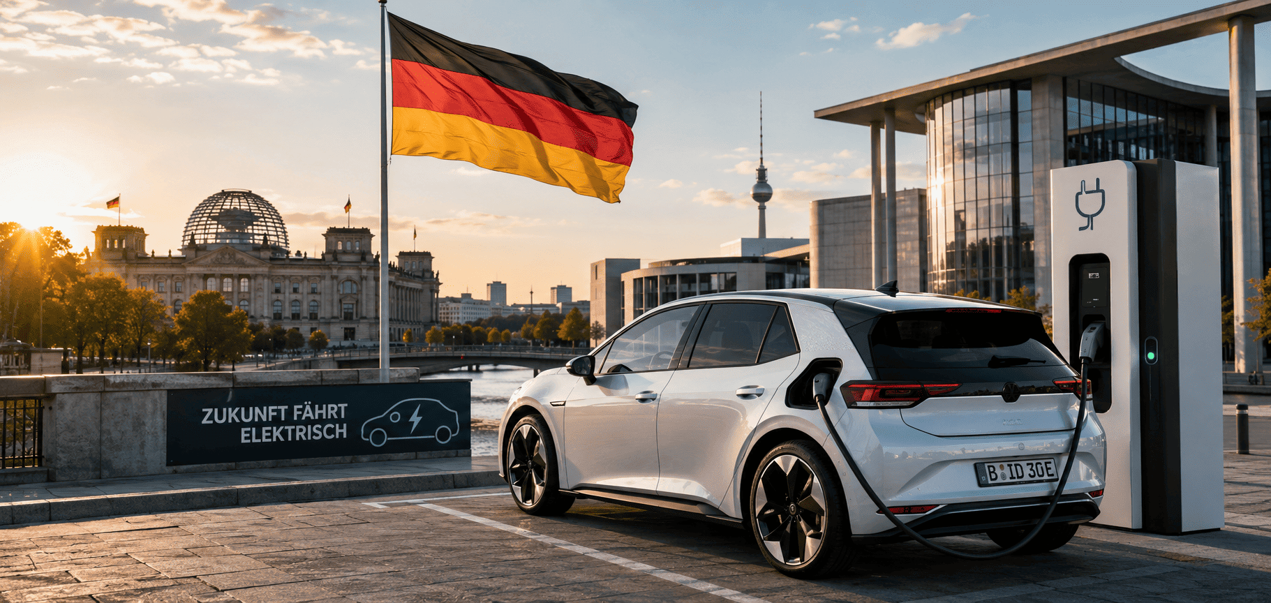 Prévisualisation de l'article Allemagne : la voiture électrique repart à toute vitesse, l’objectif des 8 millions d’ici 2030 relancé